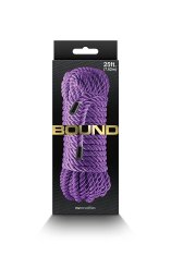 NS Novelties BOUND Rope (Purple), 7,5 m lano zo syntetických vlákien