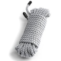 NS Novelties BOUND Rope (Silver), 7,5 m lano zo syntetických vlákien