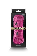 NS Novelties BOUND Rope (Pink), 7,5 m lano zo syntetických vlákien