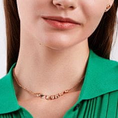 Rosato Hravý pozlátený náhrdelník s ozdobami Gaia RZGA08