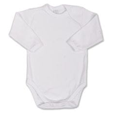 Dojčenské body s dlhým rukávom Bobas Fashion biele 62 (3-6m)