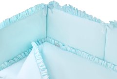 BELISIMA 3-dielne posteľné obliečky Belisima PURE 90/120 turquoise 