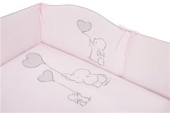 BELISIMA 3-dielne posteľné obliečky Belisima Amigo 100/135 ružové 