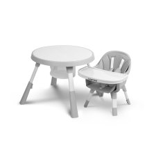 Caretero Jedálenská stolička CARETERO 3v1 Velmo grey 