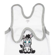 NEW BABY Dojčenské bavlnené dupačky New Baby Zebra exclusive 74 (6-9m)