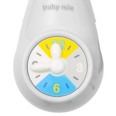 Baby Mix Kolotoč nad postieľku so svetelným projektorom Baby Mix grey 
