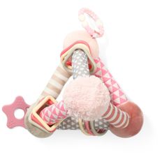 BABY ONO Edukačná hračka Baby Ono pyramída Tiny Yoga pink 
