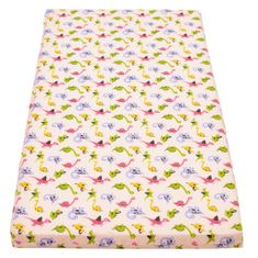 NEW BABY Detský penový matrac 120x60 rúžový - rôzne obrázky