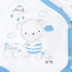 NEW BABY Dojčenské body s bočným zapínamím New Baby Bears modré 50