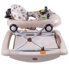 NEW BABY Detské chodítko s hojdačkou a siikónovými kolieskami New Baby Little Racing Car 