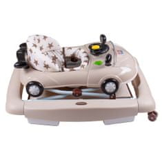 NEW BABY Detské chodítko s hojdačkou a siikónovými kolieskami New Baby Little Racing Car 