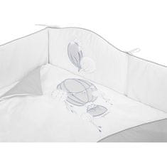 BELISIMA 3-dielne posteľné obliečky Belisima Ballons 100/135 sivé 