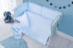 BELISIMA 3-dielne posteľné obliečky Belisima PURE 90/120 blue 