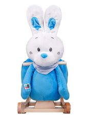 PLAYTO Hojdacia hračka s melódiou PlayTo králiček modrá 