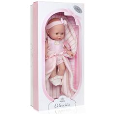 Berbesa Luxusná detská bábika-bábätko Berbesa Ema 39cm 