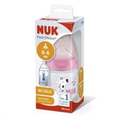 Nuk Dojčenská fľaša NUK First Choice Temperature Control 150 ml pink 