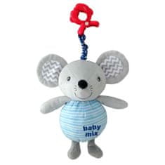 Baby Mix Detská plyšová hračka s hracím strojčekom Baby Mix Myška 