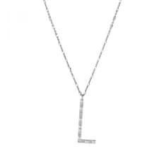 Rosato Strieborný náhrdelník s príveskom L Cubica RZCU12 (retiazka, prívesok)