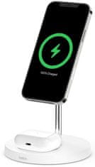 Belkin bezdrôtová nabíjačka Boost Charge Pro MagSafe 2v1, biela, WIZ010vfWH