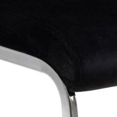 Design Scandinavia Jedálenská stolička Ulla (SET 2 ks), čierna