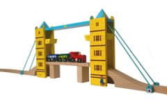 Small foot zdvíhací most vláčikodráhy Tower Bridge Paddington