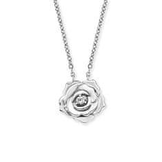 Engelsrufer Pôvabný strieborný náhrdelník s ružou ERN-ROSE-ZI