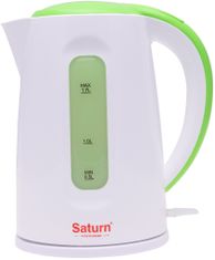 Saturn Plastová rýchlovarná kanvica ST-EK8439U White/Green