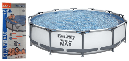 Bestway BESTWAY 56416 Bazén Steel Pro Max 366x76 cm + příslušenství