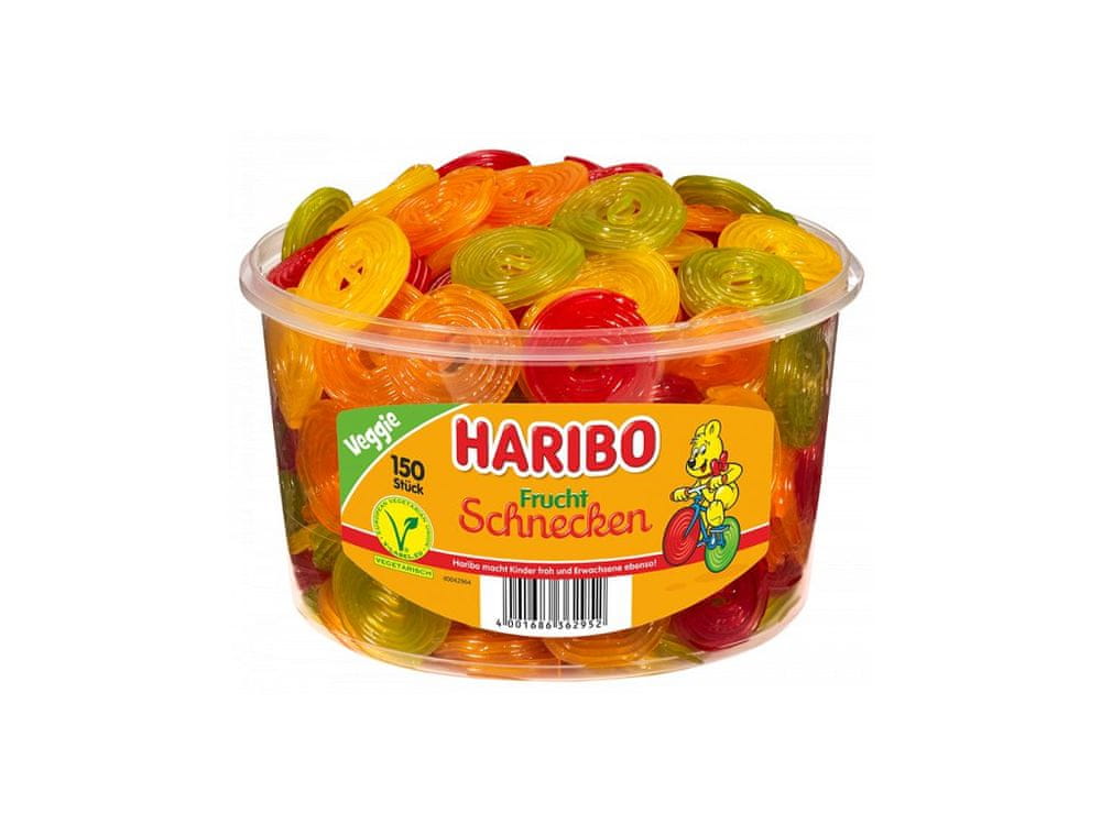Haribo Frucht Schnecken - ovocné cukríky 1200g