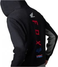FOX mikina HONDA FLEECE Zips černo-sivá XL