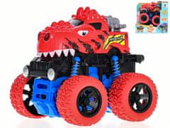 Mikro Trading Auto monster truck dinosaurus 9,5 cm na zotrvačníku v krabici