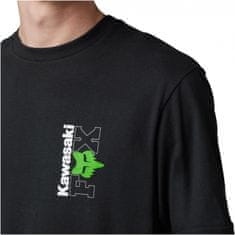 FOX tričko KAWASAKI PREMIUM II SS černo-bielo-zelené M