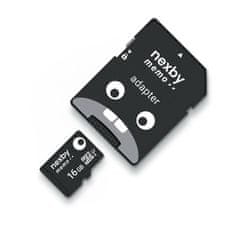 Nexby Pamäťová karta micro SDHC 16 GB Class 10 s adaptérem
