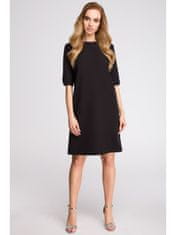 Style Stylove Dámske mini šaty Herzenes S113 čierna S