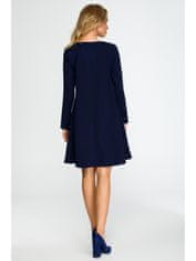 Style Stylove Dámske mini šaty Flonor S137 temno modra L