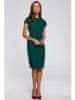 Stylove Dámske mini šaty Helaiflor S239 tmavo zelená S