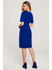 Style Stylove Dámske mini šaty Estridamor S317 nevädze modrá XL