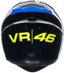 AGV prilba K-1 S VR46 Sky racing team černo-žlto-modro-bielo-červená M