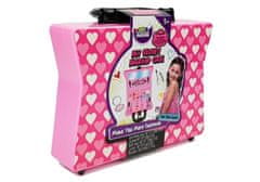 Lean-toys Kozmetický kufrík pre dievčatá Očné tiene Laky na nechty
