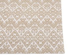 Beliani Jutový koberec 80 x 150 cm béžový ATIMA