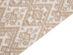 Beliani Jutový koberec 160 x 230 cm béžový ATIMA