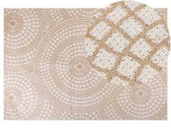 Beliani Jutový koberec 200 x 300 cm béžová/biela ARIBA