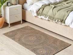 Beliani Jutový koberec 80 x 150 cm béžová/sivá ARIBA