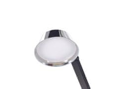 Beliani Kovová stolná LED lampa strieborná CHAMAELEON