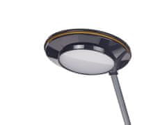 Beliani Kovová stolná LED lampa čierna/strieborná CORVUS