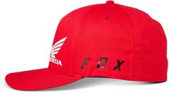 FOX šiltovka HONDA Flexfit 23 flame černo-modro-bielo-červená S/M