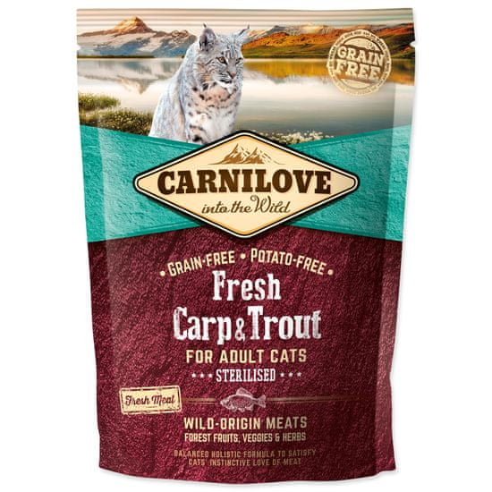 Carnilove CARNILOVE Fresh Carp & Trout Sterilised for Adult cats 400 g