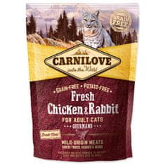 Carnilove CARNILOVE Fresh Chicken & Rabbit Gourmand for Adult cats 400 g