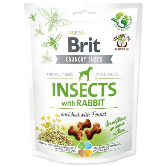 Brit Brit Care Dog Crunchy Cracker. Insects with Rabbit enriched with Fennel 200 g