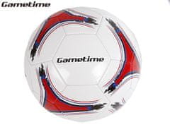 Mikro Trading Futbalová lopta Gametime biela 260-280 g